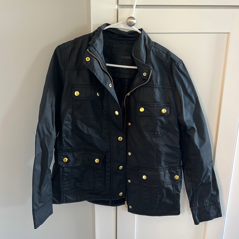 J Crew Women’s Black Military Jacket